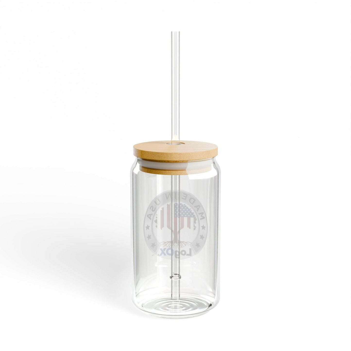 16oz Team LogOX Liberty Tree Logo Sipper Glass.