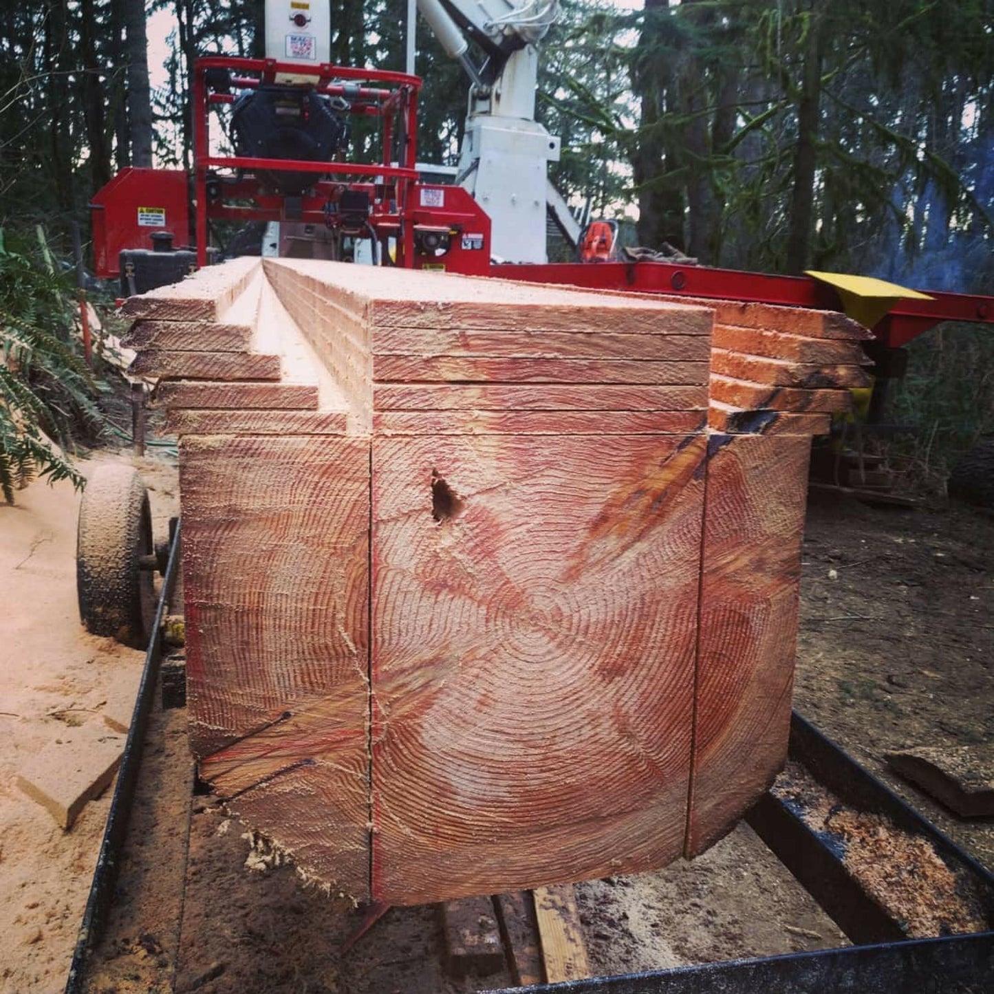 Hud-Son Homesteader Sawmill Series 7' Track Extension.