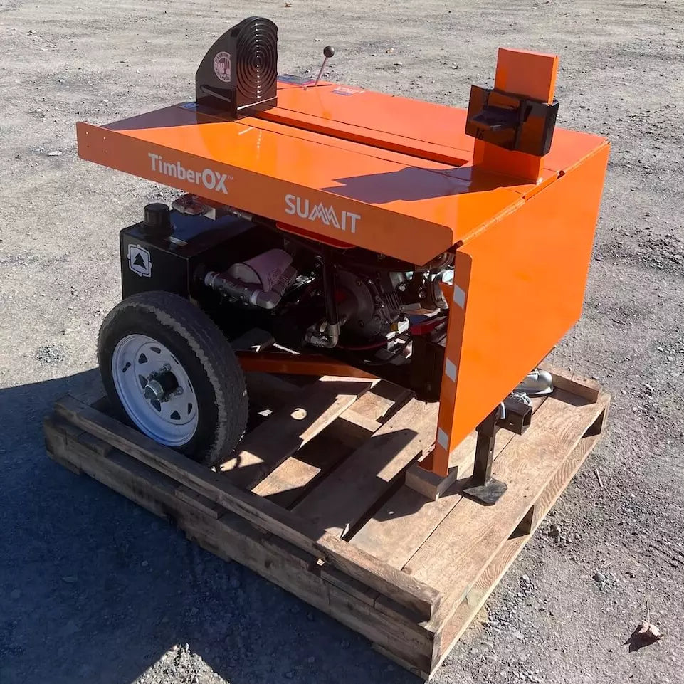 TimberOX Summit 30-Ton Log Splitter.