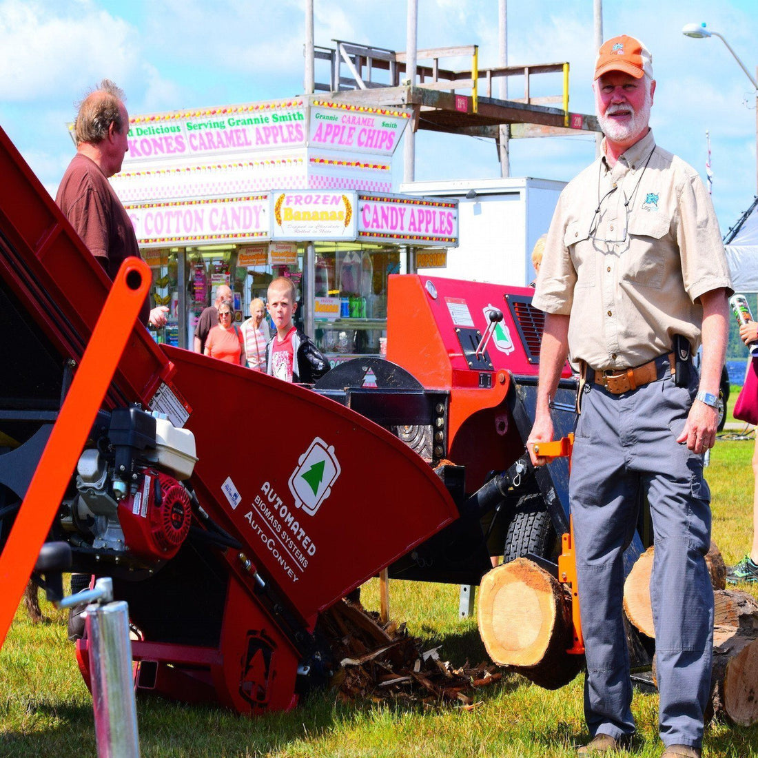 The LogOX Visits Tupper Lake Woodsmen's Days.