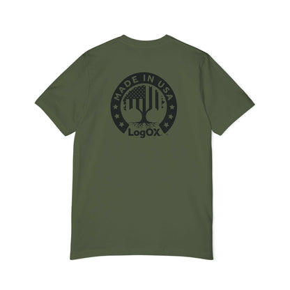 LogOX Liberty Tree Shirt a Premium USA-Made Unisex Short-Sleeve Cotton T-Shirt