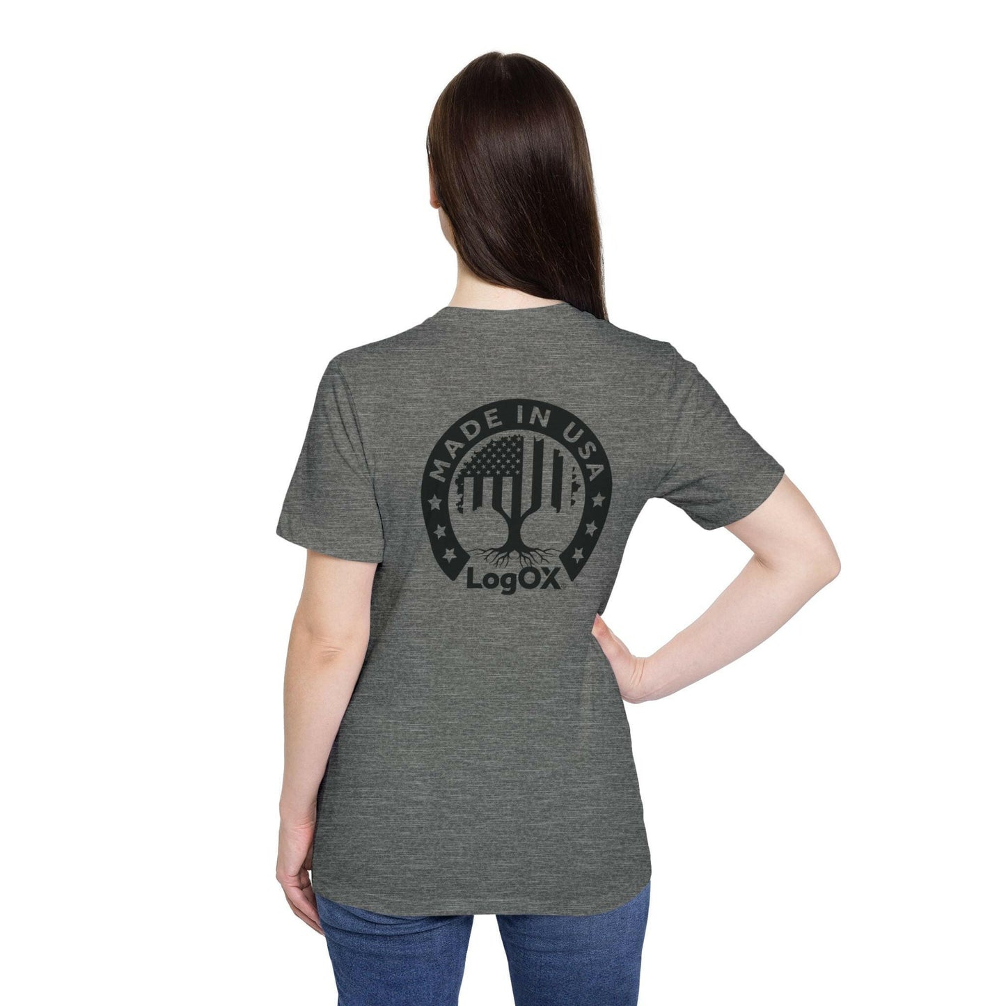 LogOX Liberty Tree Shirt a Premium USA-Made Unisex Short-Sleeve Cotton T-Shirt