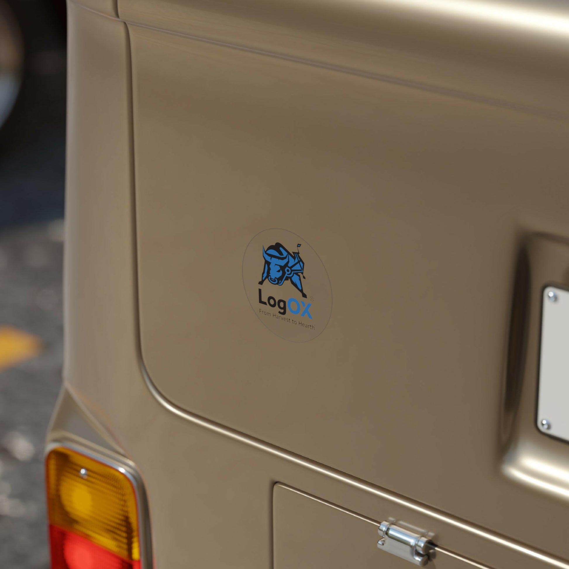 Team LogOX Transparent Outdoor Sticker.