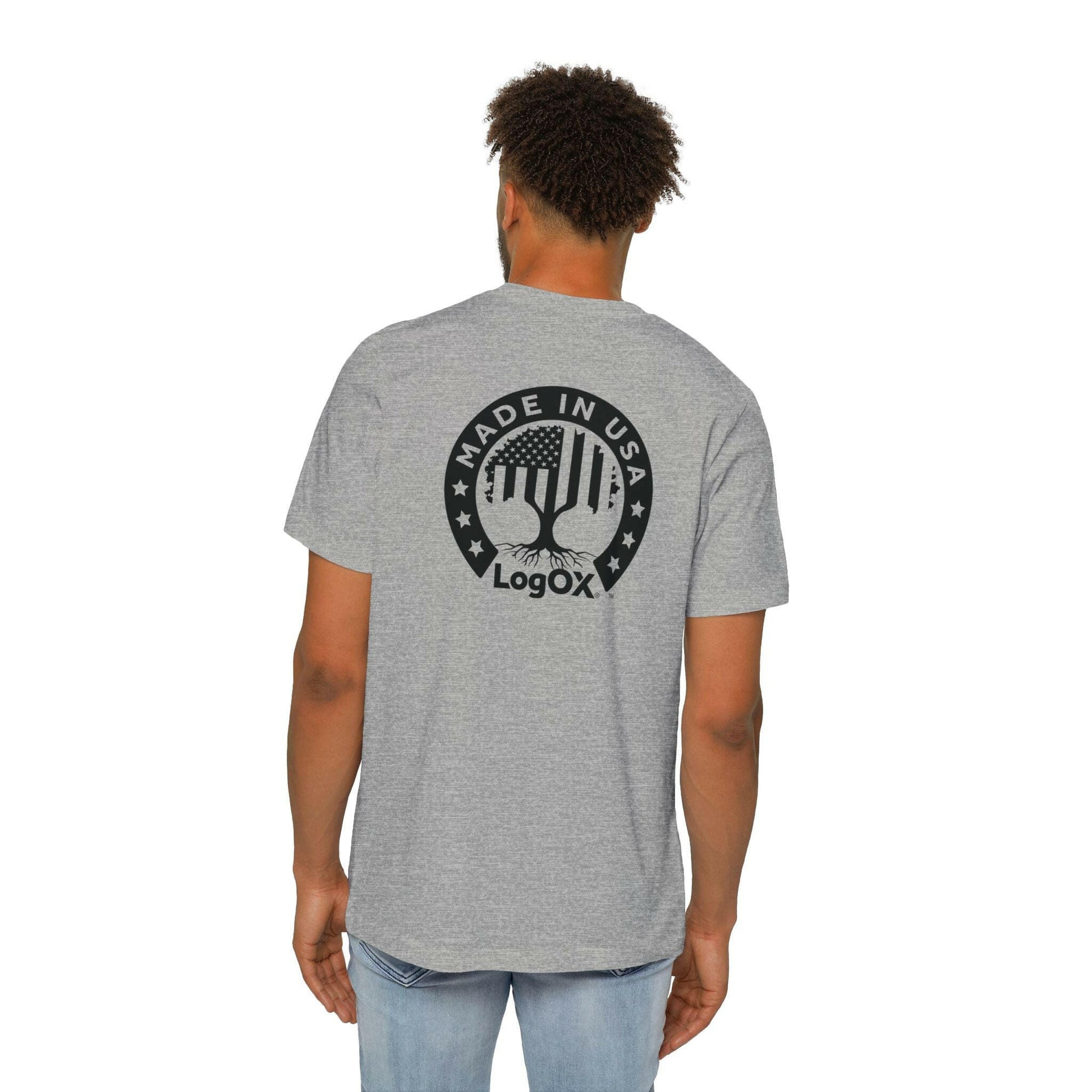 LogOX Liberty Tree Shirt a Premium USA-Made Unisex Short-Sleeve Cotton T-Shirt.