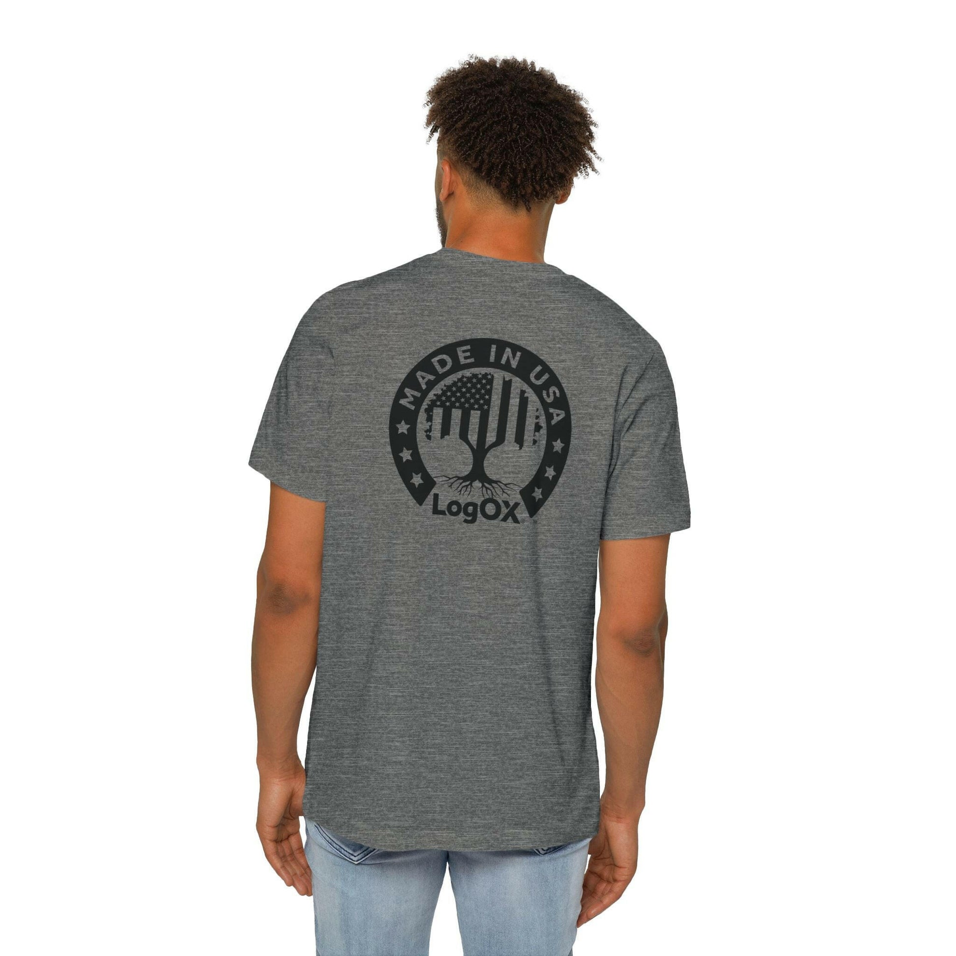LogOX Liberty Tree Shirt a Premium USA-Made Unisex Short-Sleeve Cotton T-Shirt.