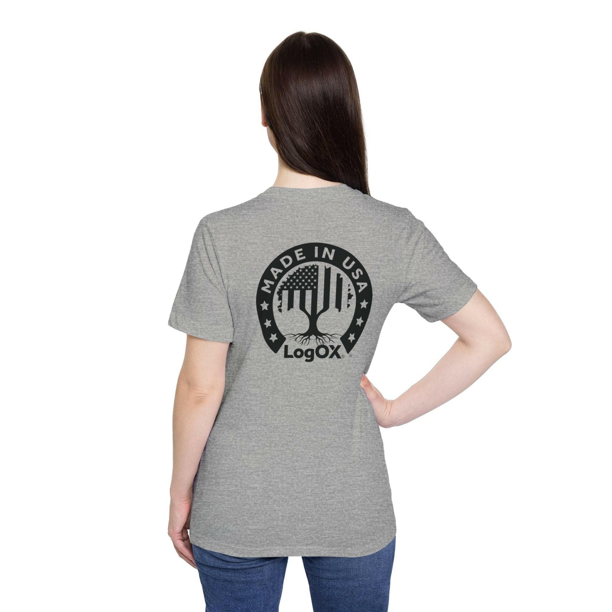 LogOX Liberty Tree Shirt a Premium USA-Made Unisex Short-Sleeve Cotton T-Shirt.