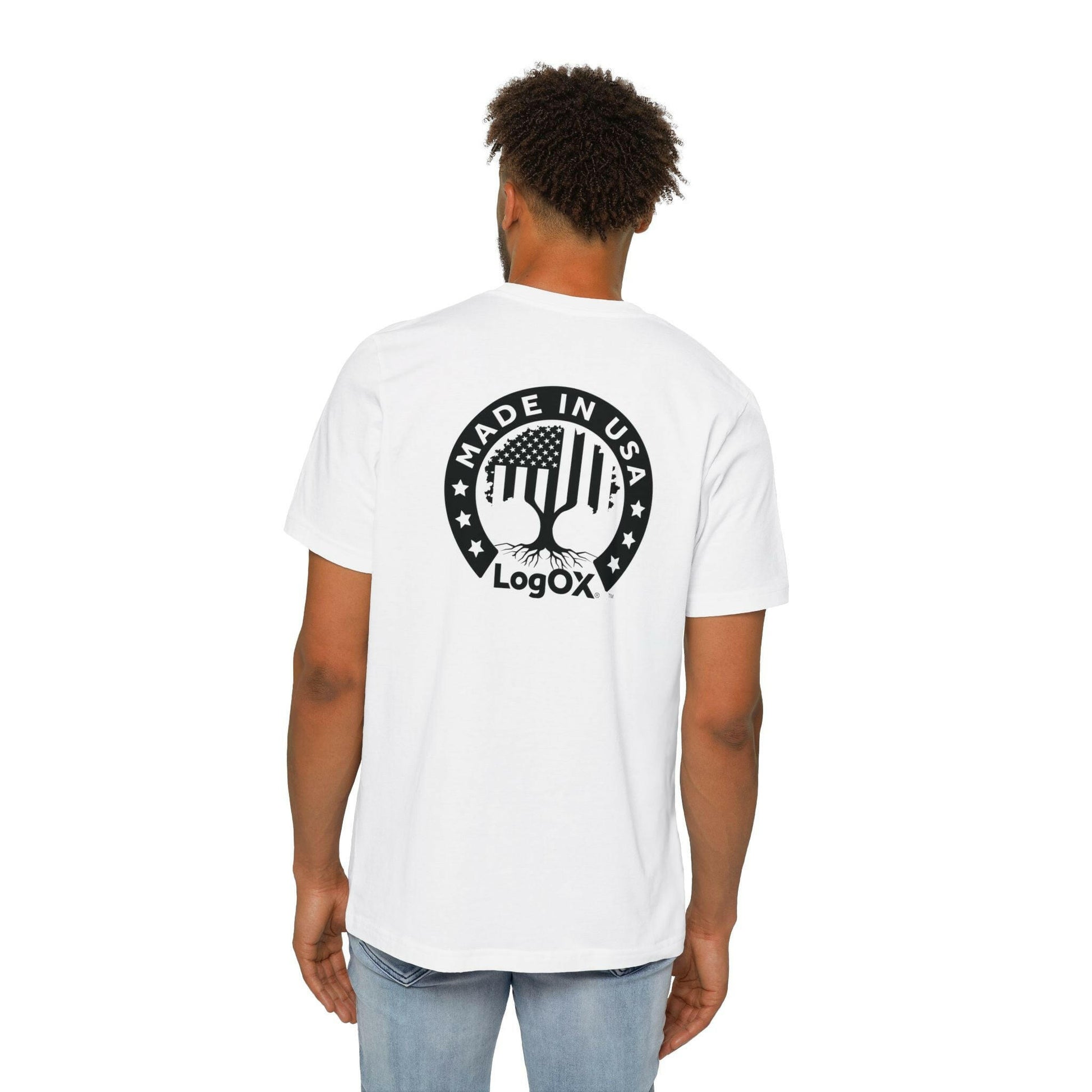 LogOX Liberty Tree Shirt a Premium USA-Made Unisex Short-Sleeve Cotton T-Shirt.