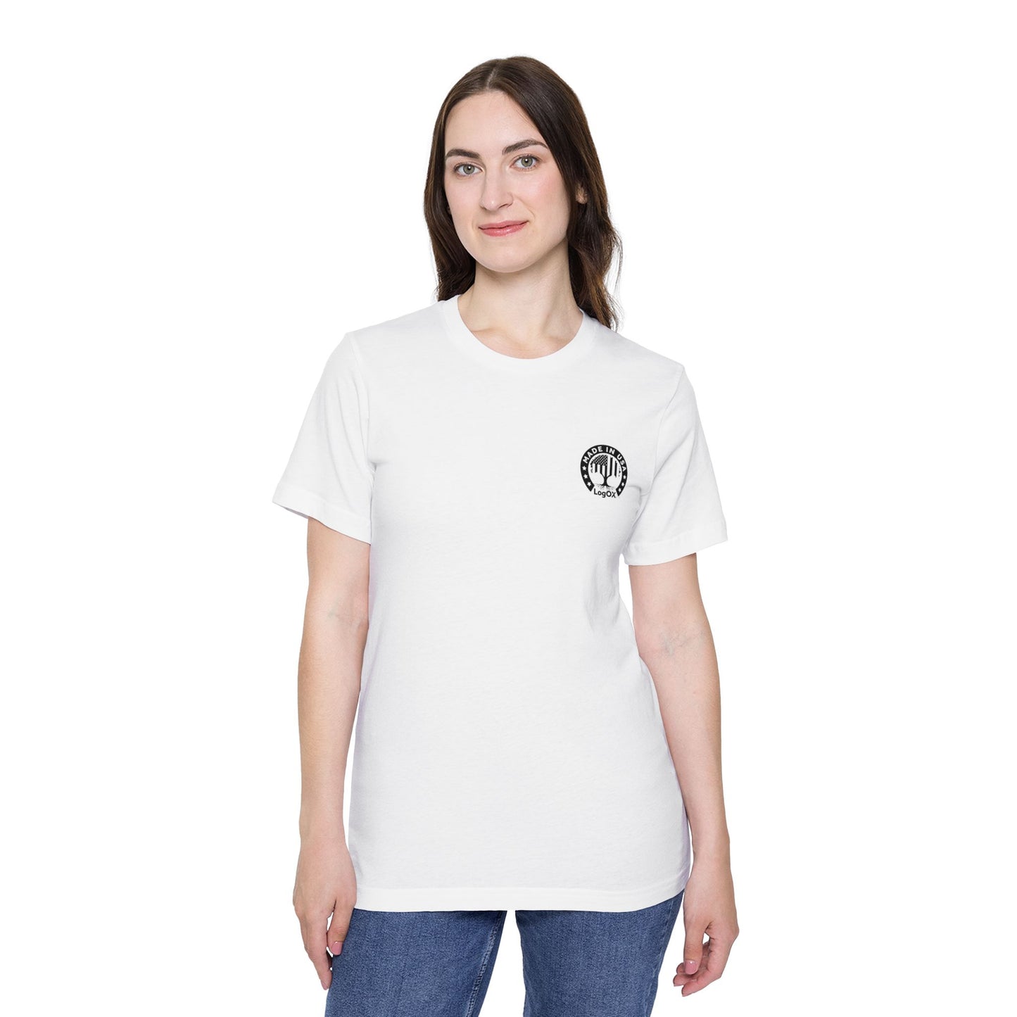 USA-Made Unisex Short-Sleeve Jersey T-Shirt