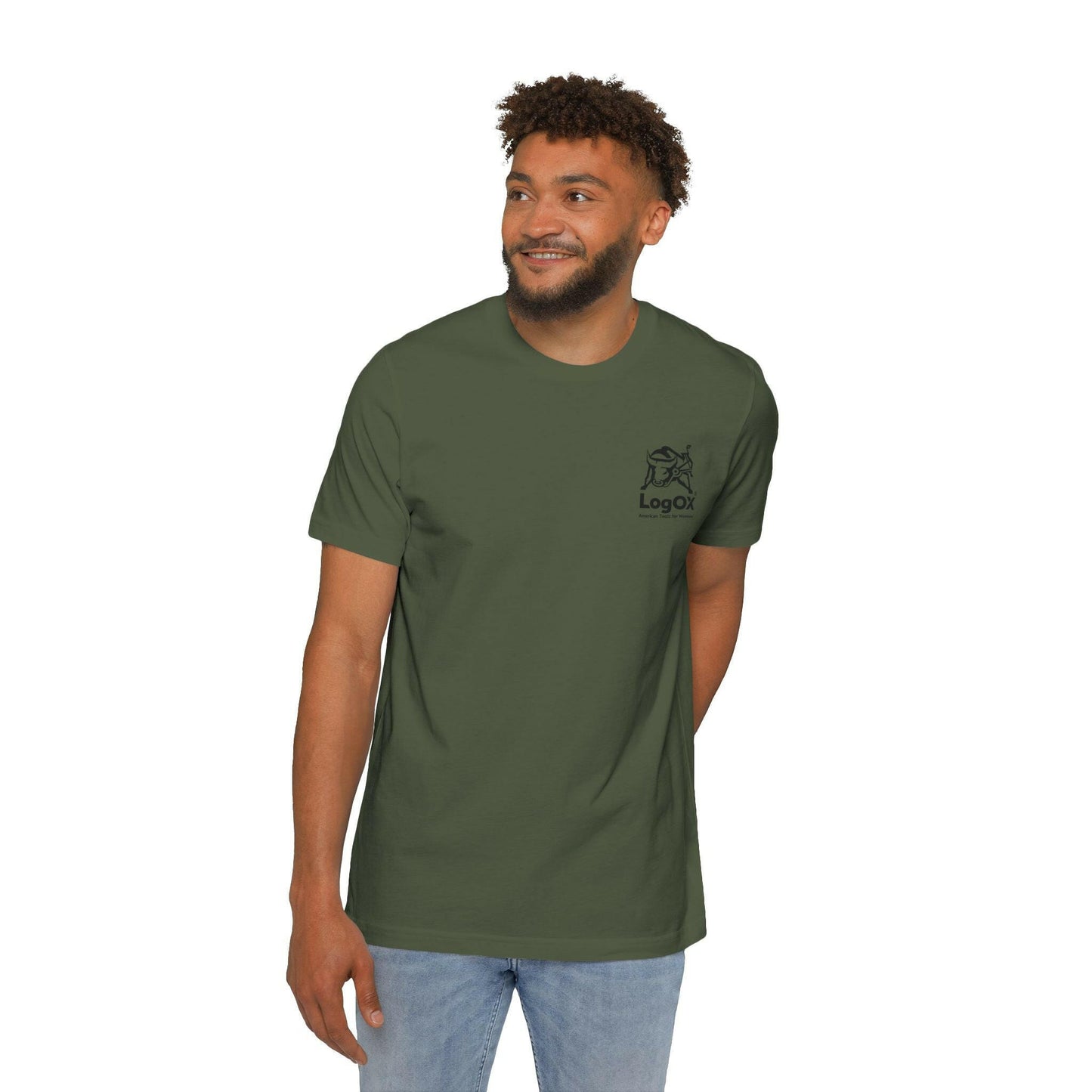 LogOX Liberty Tree Shirt a Premium USA-Made Unisex Short-Sleeve Cotton T-Shirt