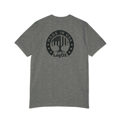 LogOX Liberty Tree Shirt a Premium USA-Made Unisex Short-Sleeve Cotton T-Shirt.