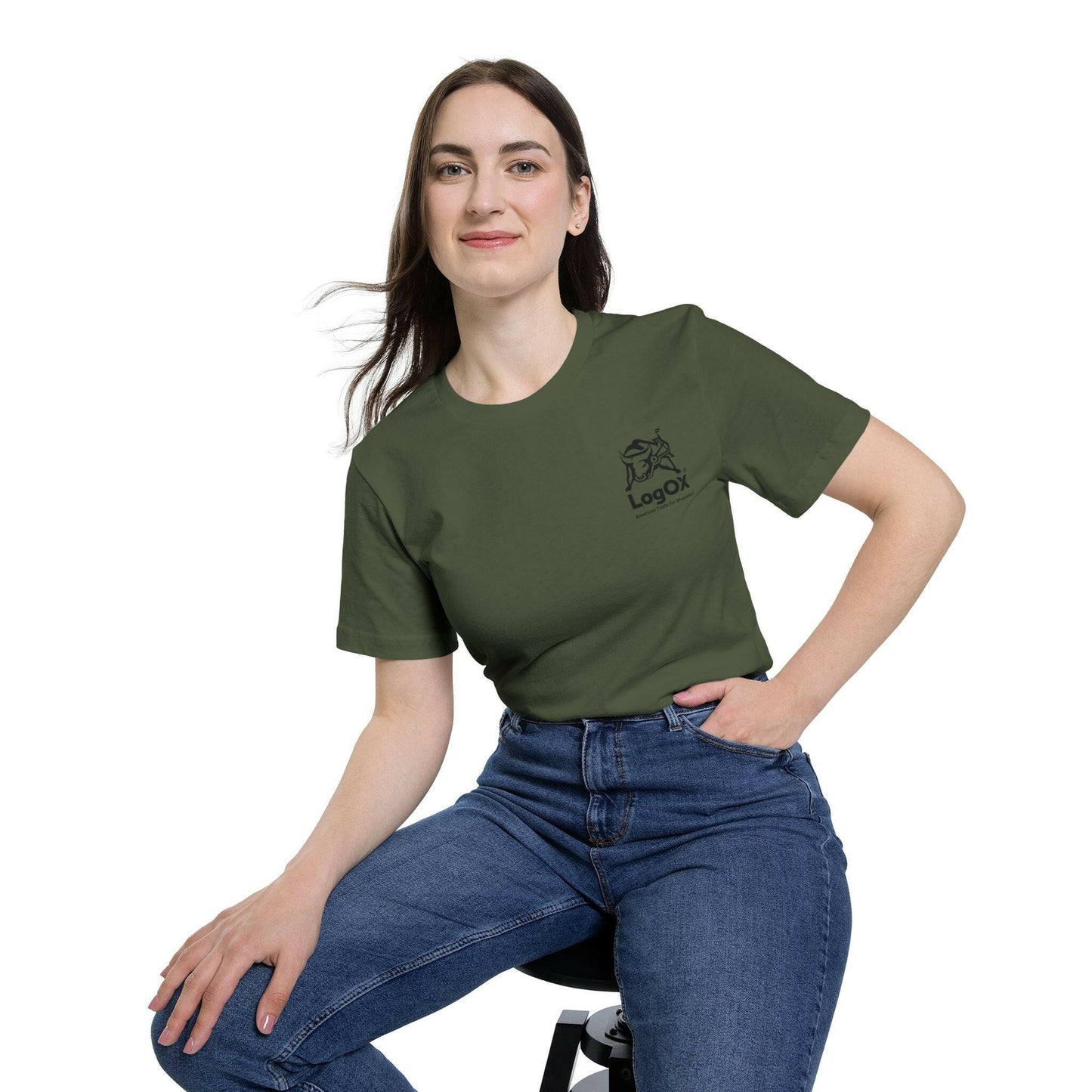 LogOX Liberty Tree Shirt a Premium USA-Made Unisex Short-Sleeve Cotton T-Shirt