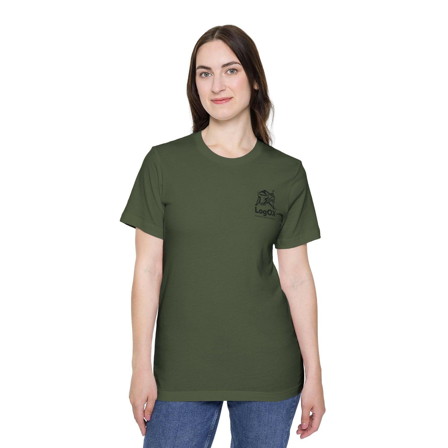 LogOX Liberty Tree Shirt a Premium USA-Made Unisex Short-Sleeve Cotton T-Shirt
