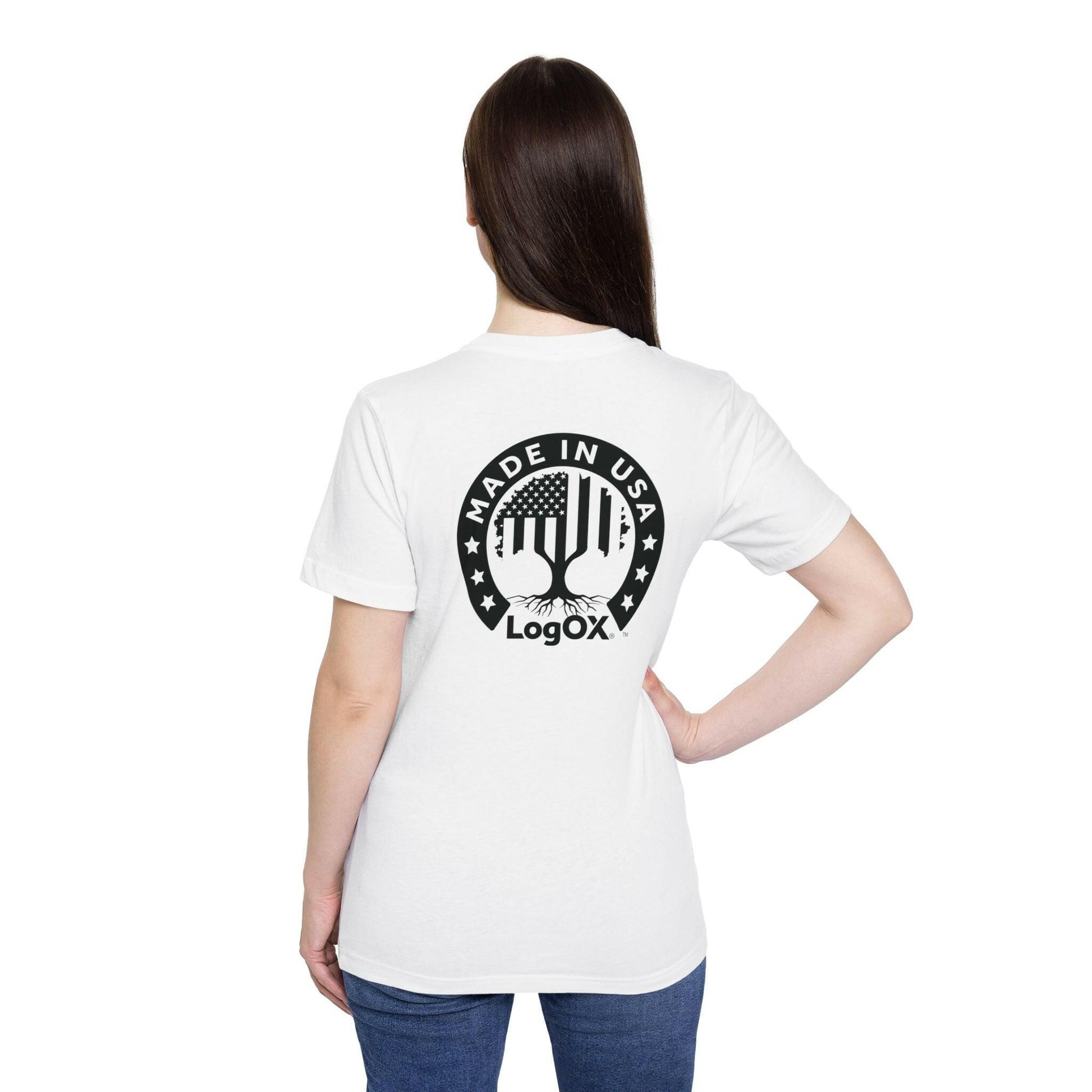 LogOX Liberty Tree Shirt a Premium USA-Made Unisex Short-Sleeve Cotton T-Shirt.