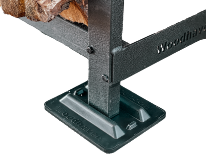 The Woodhaven 3ft Crescent Firewood Rack