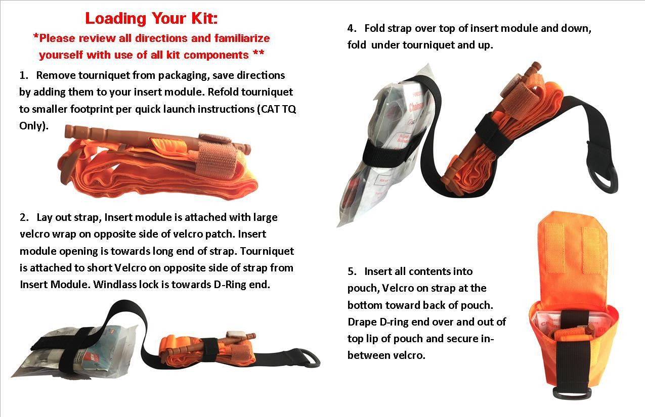 Crew Chainsaw Trauma Kit | Logging, Tree Care & Home Use.