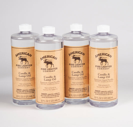 Candle and Lamp Oil - 4 pack