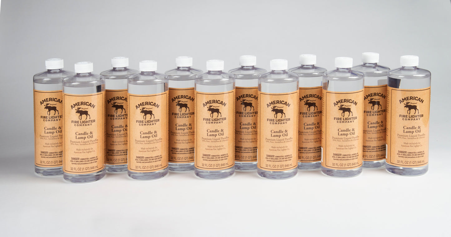Candle and Lamp Oil - 1 Case (12 Bottles)