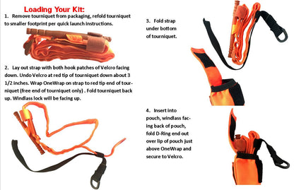 Arborist Tourniquet Pouch with C-A-T Tourniquet – MOLLE Mount.
