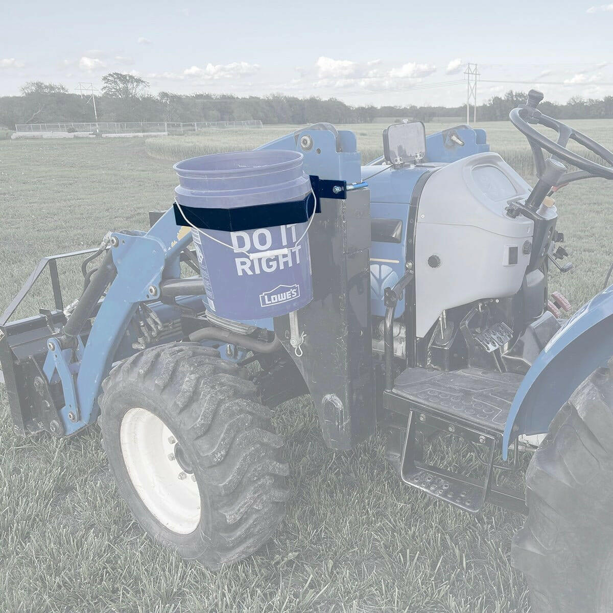 BucketHaul Fixed Mount for Tractors.