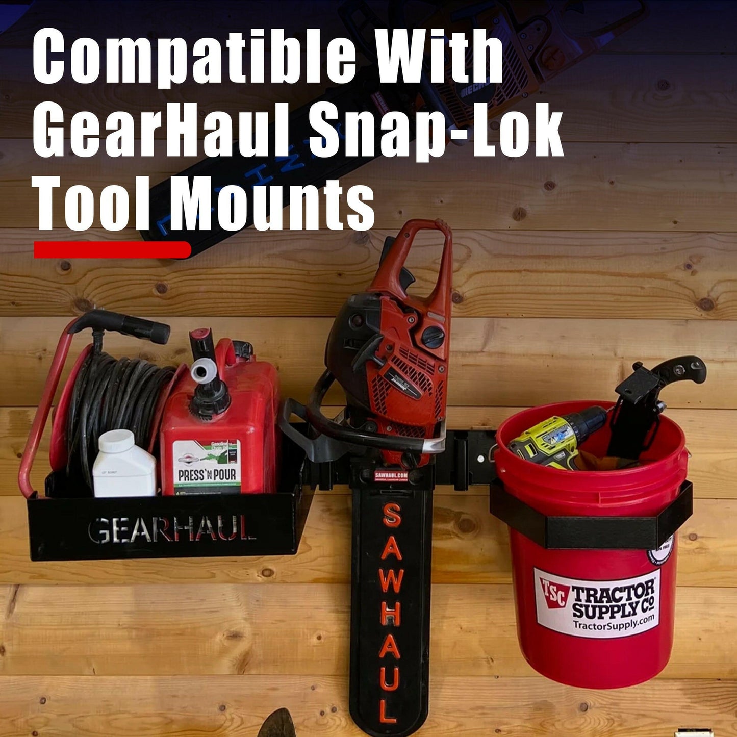 GearHaul Snap-Lok Wall Mount.