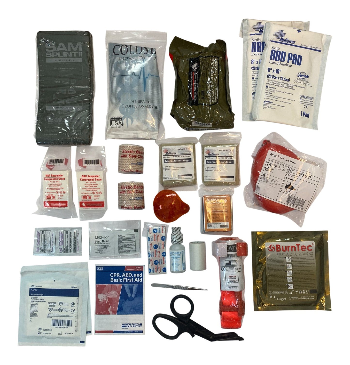 Logger’s First Aid and Trauma Kit - Hard Case – OSHA Compliant.