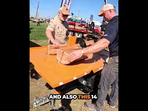 TimberOX Summit 30-Ton Log Splitter.