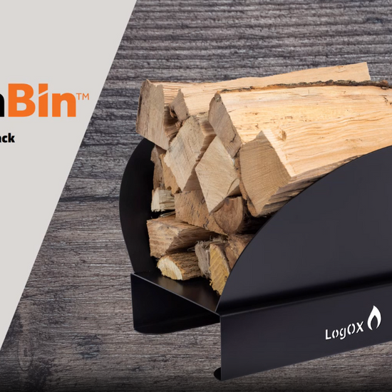 Hearth Bin Adjustable Firewood Rack.