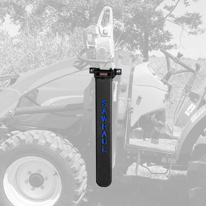 SawHaul Fixed Mount for Tractors Complete Kit GearHaul Blue 36" Standard