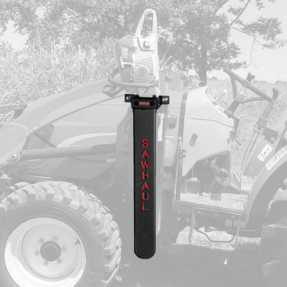 SawHaul Fixed Mount for Tractors Complete Kit GearHaul Red 36" Standard