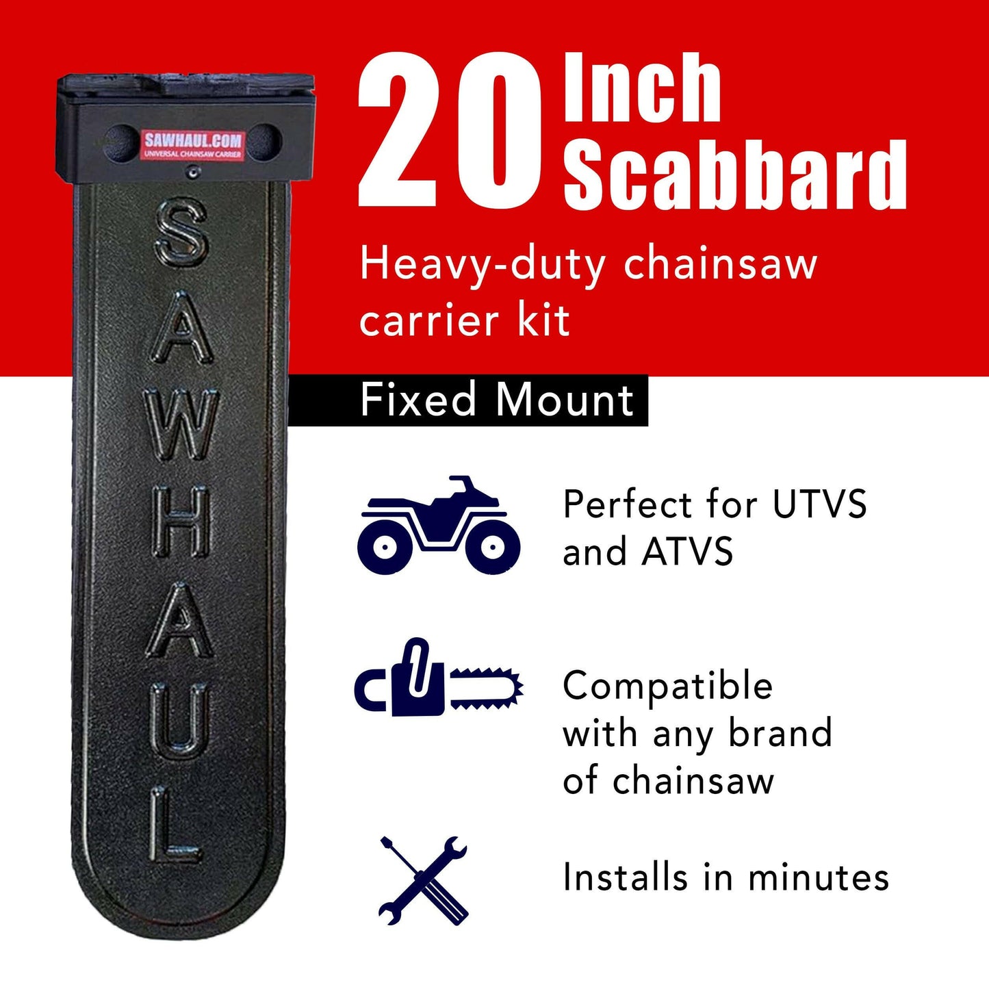 SawHaul Fixed Mount for Tubing and ROPS.