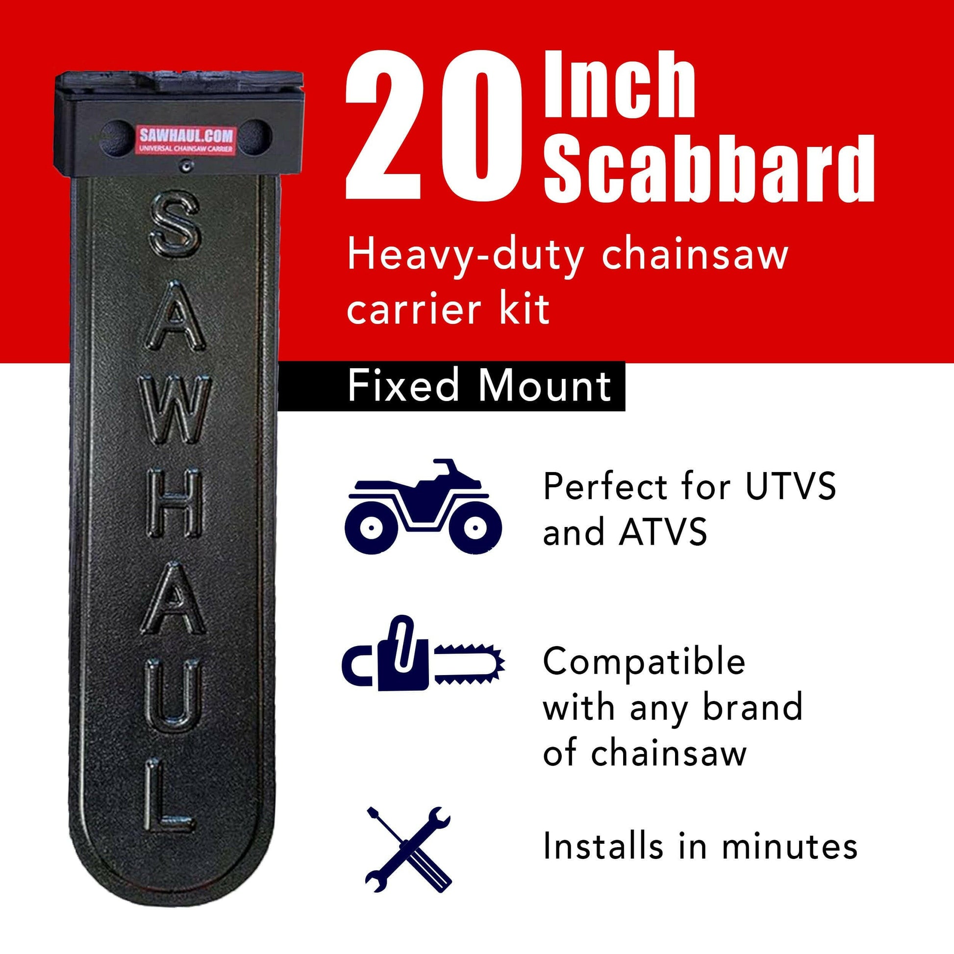 SawHaul Fixed Mount for Tubing and ROPS.