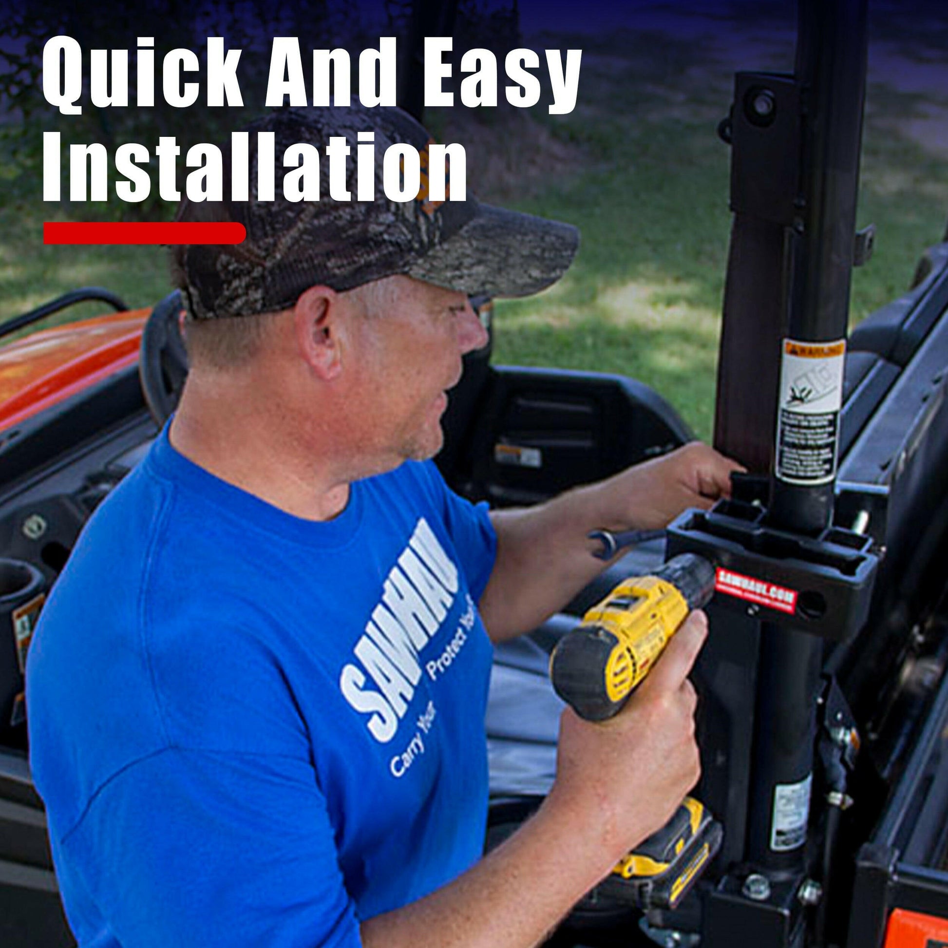 SawHaul Fixed Mount for Tubing and ROPS.