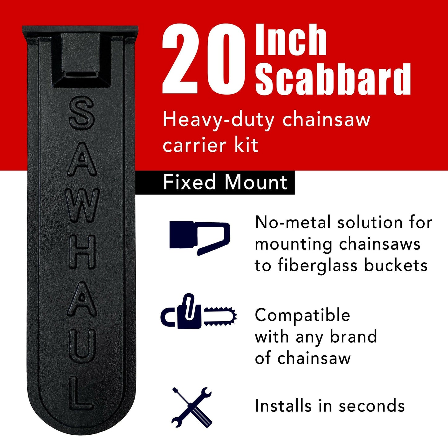 SawHaul Mount for Aerial Bucket Trucks.