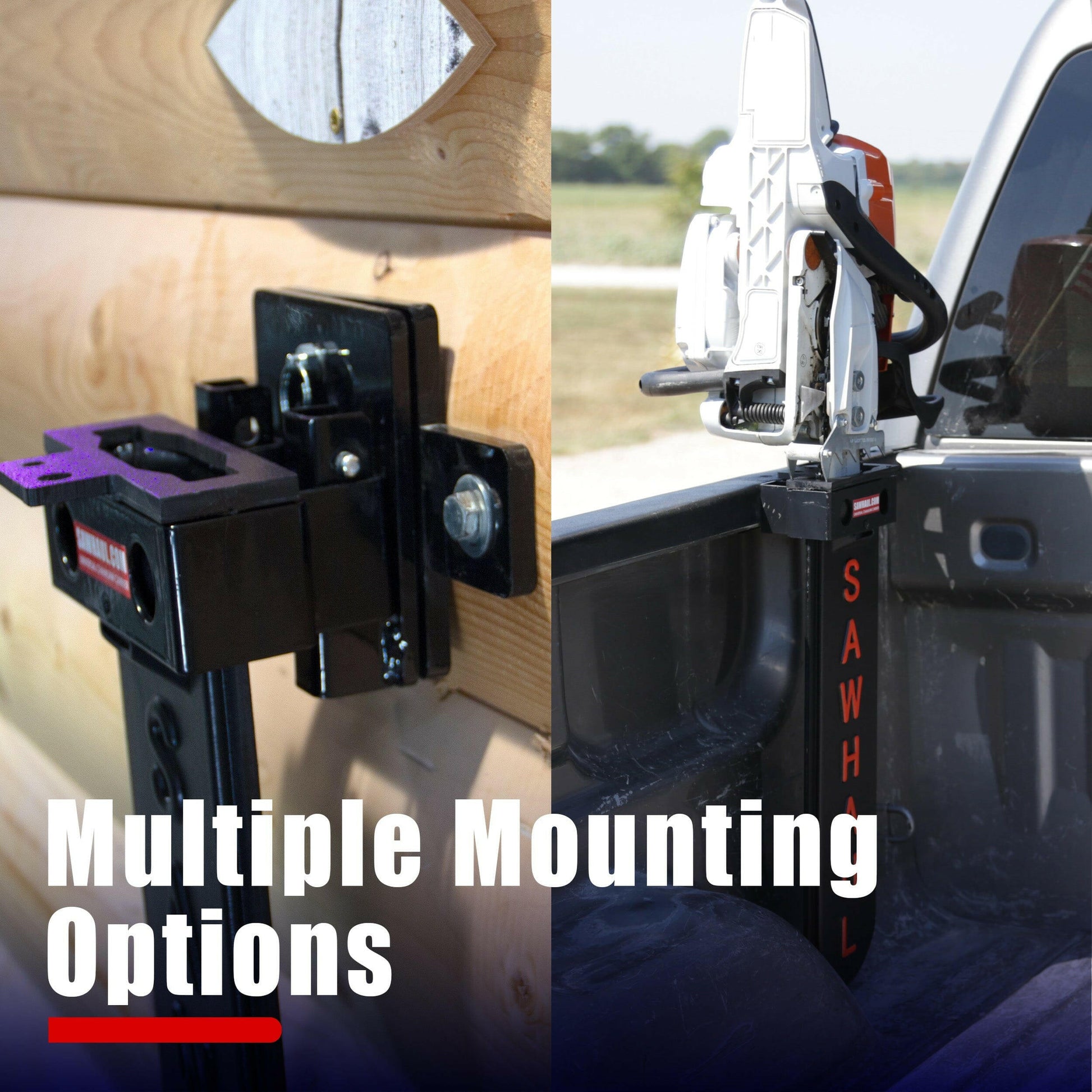 SawHaul Snap-Lok Rotating Mount Base with Scabbard.