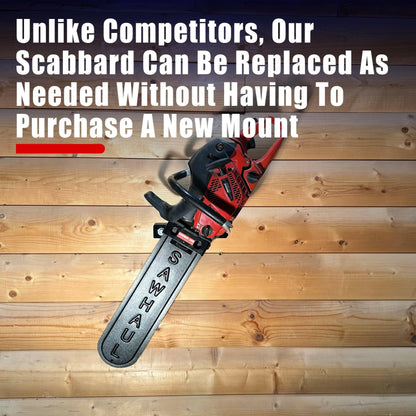 SawHaul Snap-Lok Rotating Mount Base with Scabbard.