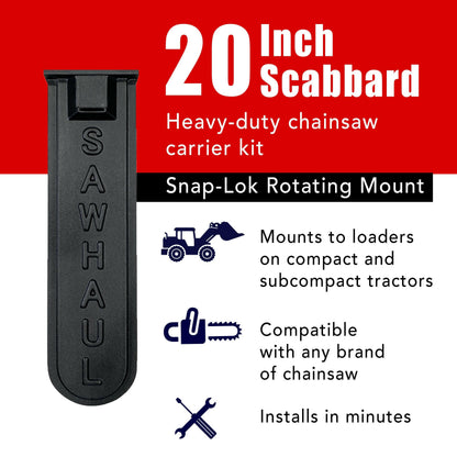 SawHaul Snap-Lok Rotating Mount for Tractors.