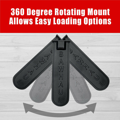 SawHaul Snap-Lok Rotating Mount for Tractors.