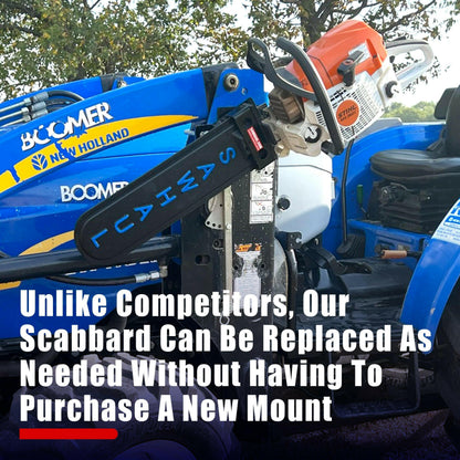 SawHaul Snap-Lok Rotating Mount for Tractors.