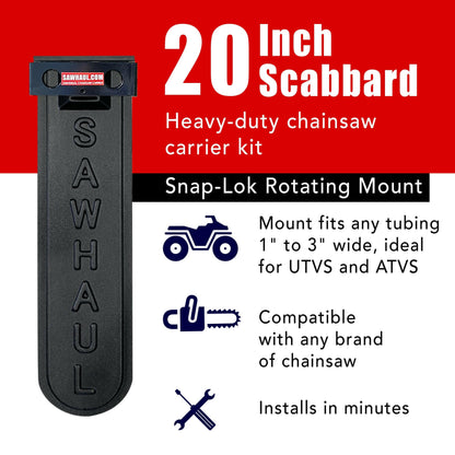 SawHaul Snap-Lok Rotating Mount for Tubing and ROPS.
