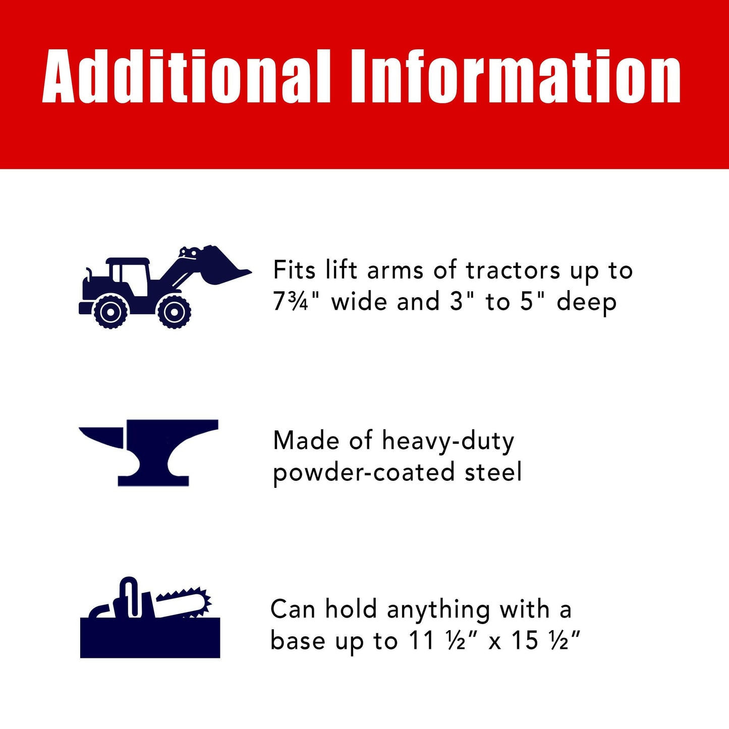 ToolHaul Fixed Mount for Tractors.