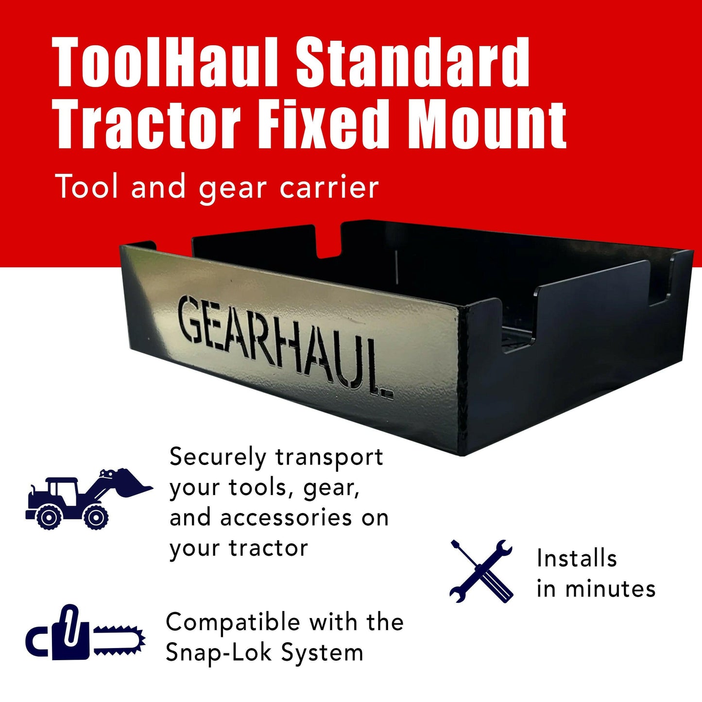 ToolHaul Fixed Mount for Tractors.