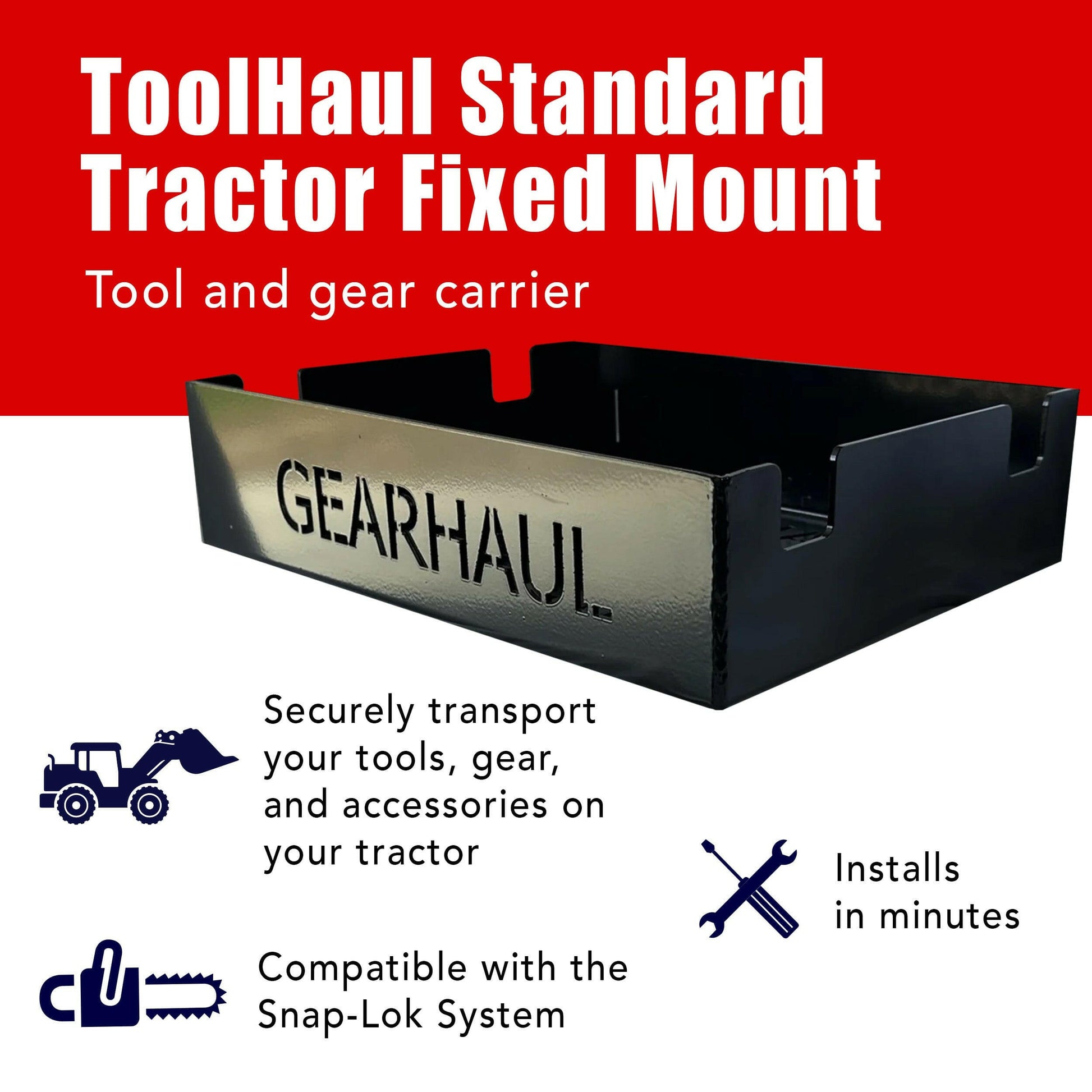 ToolHaul Fixed Mount for Tractors.