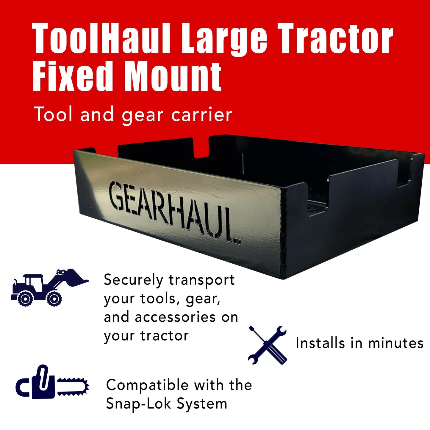 ToolHaul Fixed Mount for Tractors.