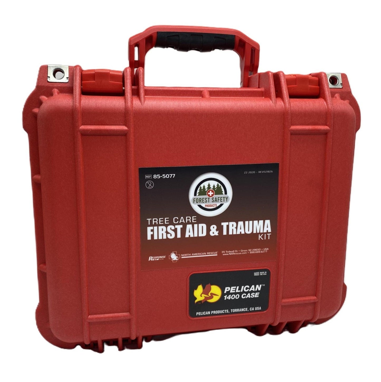 Tree Care Trauma Kit - Hard Case - Field Ready First Aid for Arborists & Tree Crews.