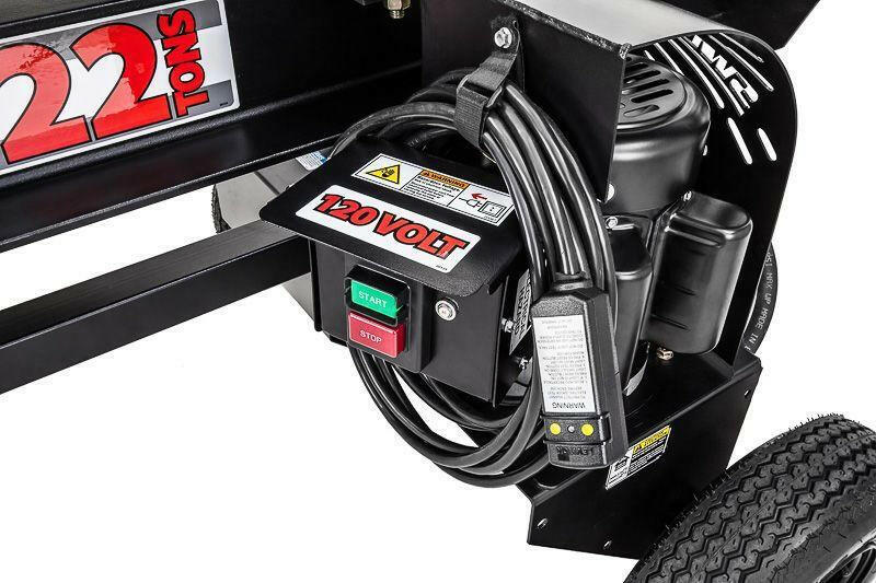 22 Ton Timber Brute Eco Split 120 Volt Electric Full Frame Log Splitter LS22E.