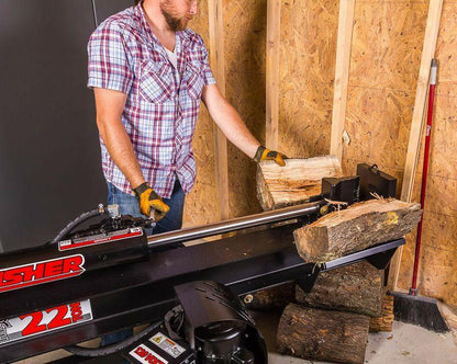 22 Ton Timber Brute Eco Split 120 Volt Electric Full Frame Log Splitter LS22E.