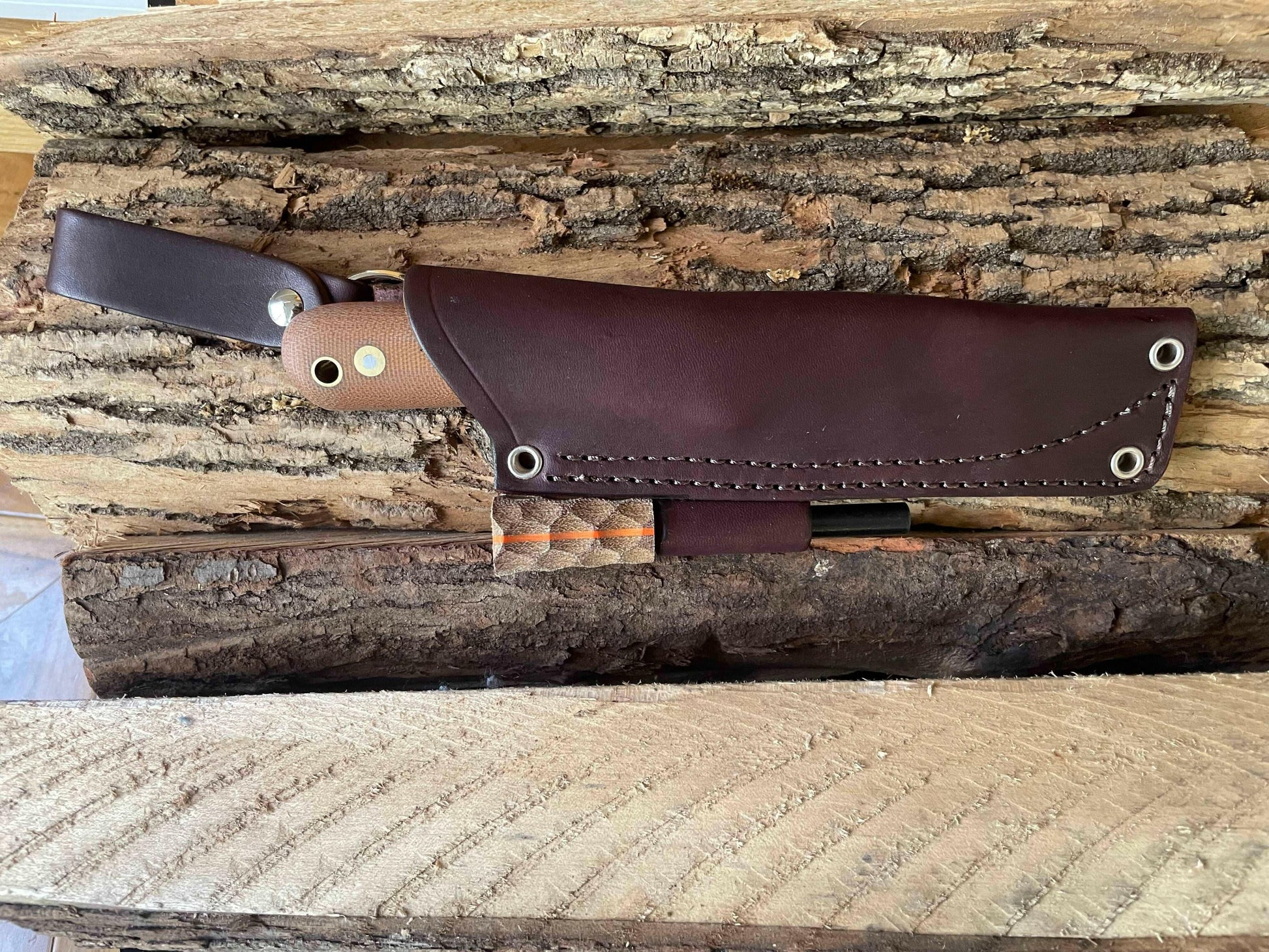 A2 GenOX Bushcraft Knife.