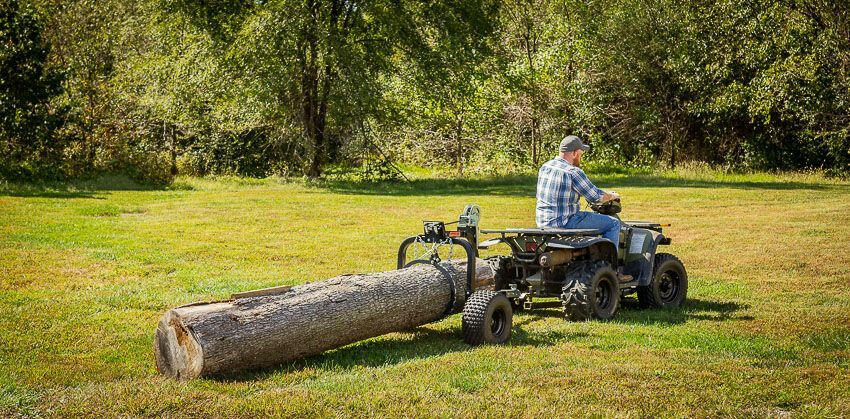 ATV Log Skidder, 1200 LB capacity- 22020.