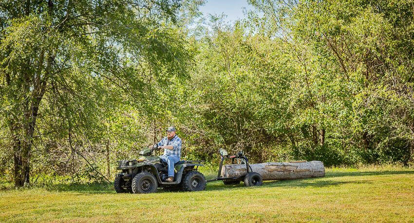 ATV Log Skidder, 1200 LB capacity- 22020.