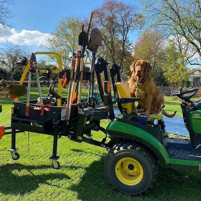 BigToolRack Ultimate Rack -Tractor 3 Point Hitch Tool Carrier